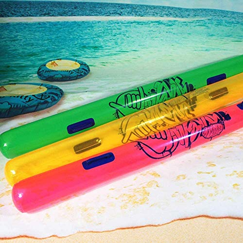 SLS Boya Inflable para Piscina de Fideos, Anillo de natación cilíndrico, Juguetes de Playa de Fila Flotante Auxiliar para niños, Juguetes inflables interesantes para Piscina (180 Cm)