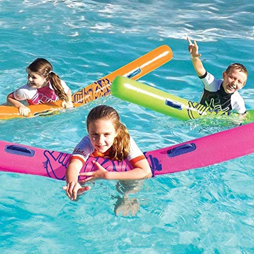 SLS Boya Inflable para Piscina de Fideos, Anillo de natación cilíndrico, Juguetes de Playa de Fila Flotante Auxiliar para niños, Juguetes inflables interesantes para Piscina (180 Cm)