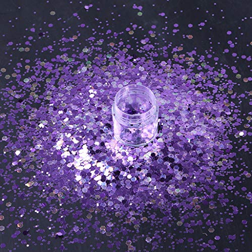 SM SunniMix 4x Pigmentos en Polvo para Uñas, Glitter Brillo Starlight Cromo Clavo Manicura Pigmento - 05