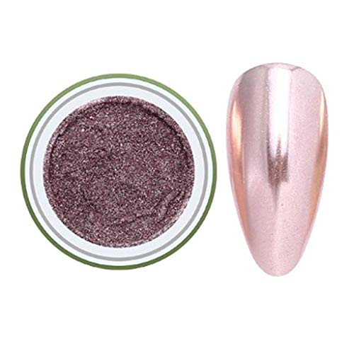 SM SunniMix Pigmentos en Polvo para Uñas, Glitter Brillo Starlight Cromo Clavo Manicura Pigmento - 04