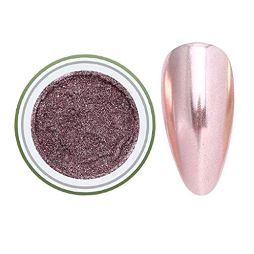 SM SunniMix Pigmentos en Polvo para Uñas, Glitter Brillo Starlight Cromo Clavo Manicura Pigmento - 04