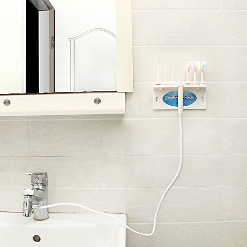 SMAGREHO Irrigador dental non electric cuidado dental Waterjet Dentalcare incluye 3 boquillas y 3 cepillos de dientes