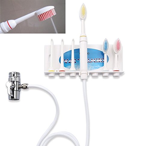 SMAGREHO Irrigador dental non electric cuidado dental Waterjet Dentalcare incluye 3 boquillas y 3 cepillos de dientes