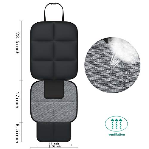 Smart eLf Protectores de Asiento para Coche Impermeable - 2 piezas Protector de Asiento de Coche para los Asientos de Coche de Bebé Protector Seguro para Asiento Infantil - Compatible Isofix