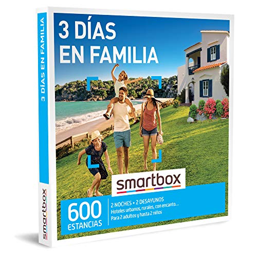 SMARTBOX - Caja Regalo - 3 días en Familia - Idea de Regalo - 2 Noches con Desayuno para 2 Adultos y hasta 2 niños
