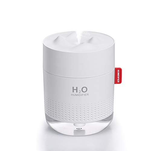 SmartDevil Humidificador 500ml, humidificadores ultrasónicos de Aire con alimentación USB, Apagado automático para el el hogar, Dormitorio, la Oficina, el Yoga, Aceite Esencial Prohibido - 2 Filtros