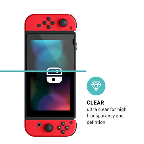 smartect Cristal Templado para Móvil Nintendo Switch 2019/2018 / 2017 [2 Unidades] - Protector de pantalla 9H - Diseño ultrafino - Instalación sin burbujas - Anti-huella