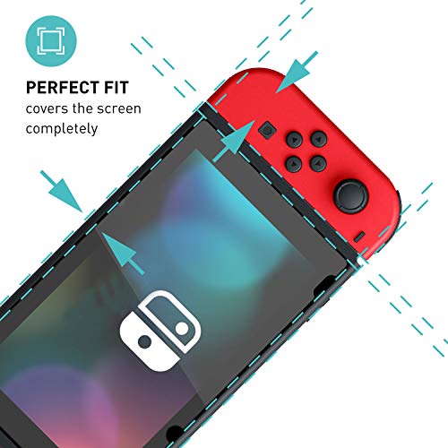 smartect Cristal Templado para Móvil Nintendo Switch 2019/2018 / 2017 [2 Unidades] - Protector de pantalla 9H - Diseño ultrafino - Instalación sin burbujas - Anti-huella