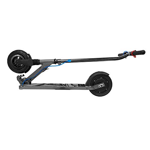 SmartGyro Xtreme XD Patín eléctrico para niños y jóvenes, ruedas 8", 3 velocidades, plegable, ligero, autonomía de 18 Km, batería de litio, freno eléctrico, Scooter, luces traseras, Negro