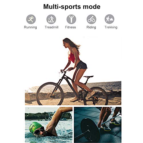 Smartwatch, Reloj Inteligente Impermeable IP68 Pulsera Actividad Hombre Mujer, Inteligente Reloj Deportivo Reloj Fitness con Pantalla Táctil Completa Pulsómetro Cronómetros per iOS Android （Plata）