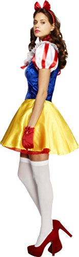 Smiffy's 30195M, Disfraz Blancanieves para mujer, color Amarillo, talla M