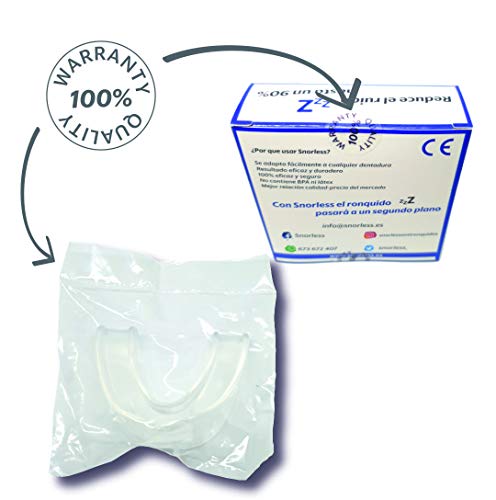 Snorless Blue Antironquidos 2020 Férula bucal Anti ronquidos para dejar de roncar