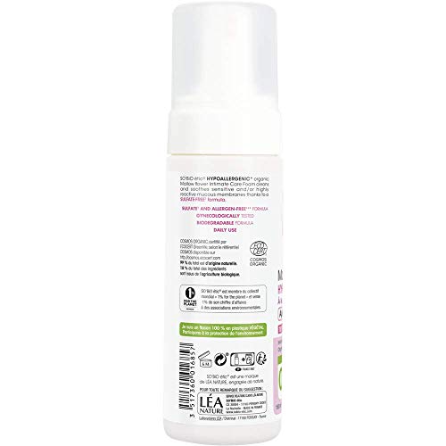 SO'BIO ÉTIC Mousse Intime Hypoallergénique² à la Fleur de Mauve - 150 ml