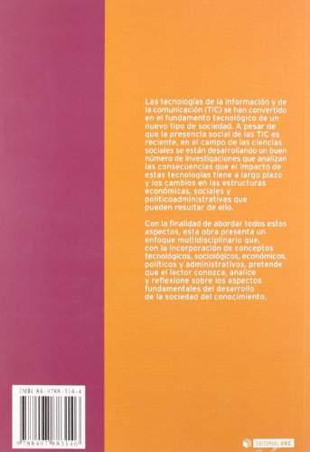 Sociedad del conocimiento: Cómo cambia el mundo ante nuestros ojos: s/n