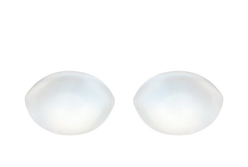 SODACODA - 150g / par - Insertos de Silicona de Forma Ovalada - Reforzador de Senos para Sujetadores, Trajes de baño, Bikini - para Copas A, B, C y D - Transparente