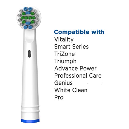 SOFTMATE Cabezal de recambio compatible con Oral-B cepillo de dientes eléctrico, 16 unidades