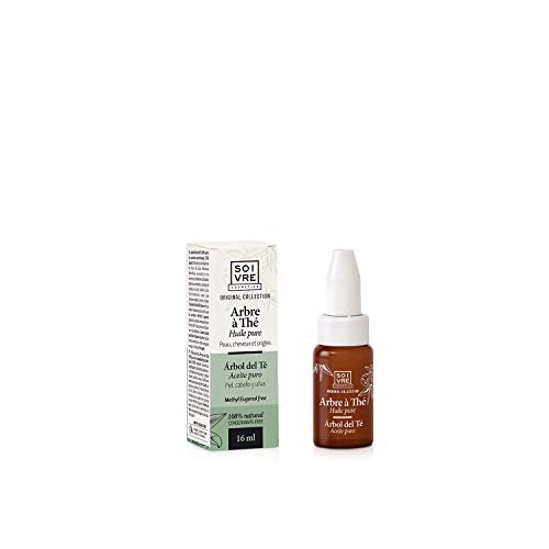 Soivre Cosmetics, Aceite Árbol del Té 100% puro. Formato gotero. 16 ml.