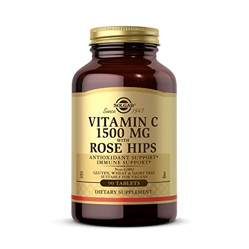 Solgar Vitamina C con escaramujo 1500 mg (1,5 gramos) Comprimidos - Envase de 90