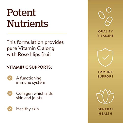 Solgar Vitamina C con escaramujo 1500 mg (1,5 gramos) Comprimidos - Envase de 90