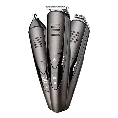 SOLIMPIA Cortapelos Electrónico Hombres Recortadora Maquina Profesional Cortar Pelo Recortador de barba y pelo, óptima precisión,