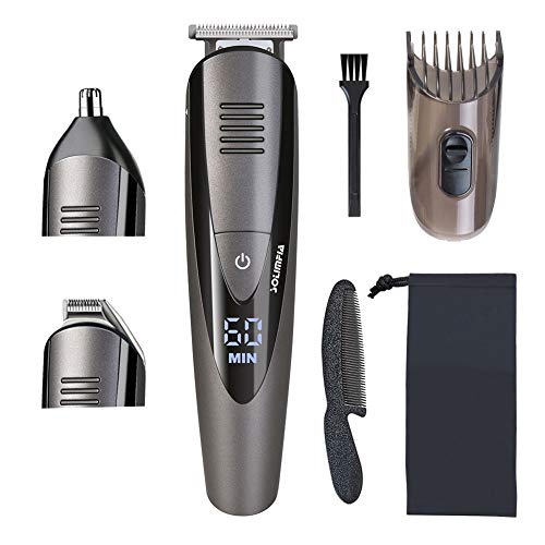 SOLIMPIA Cortapelos Electrónico Hombres Recortadora Maquina Profesional Cortar Pelo Recortador de barba y pelo, óptima precisión,