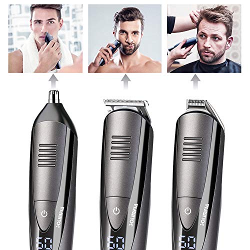 SOLIMPIA Cortapelos Electrónico Hombres Recortadora Maquina Profesional Cortar Pelo Recortador de barba y pelo, óptima precisión,