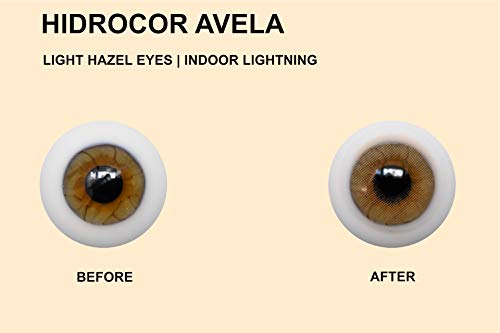 Solotica Hidrocor Avela - lentillas de colores anuales - 1 par (2 undidades) …