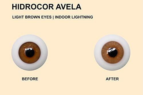 Solotica Hidrocor Avela - lentillas de colores anuales - 1 par (2 undidades) …