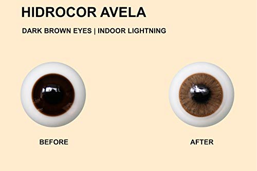 Solotica Hidrocor Avela - lentillas de colores anuales - 1 par (2 undidades) …