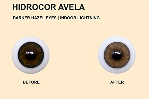 Solotica Hidrocor Avela - lentillas de colores anuales - 1 par (2 undidades) …