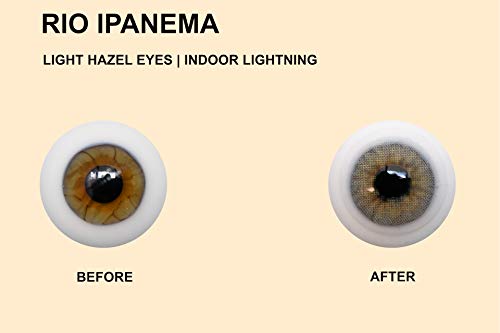 Solotica Hidrocor Rio Ipanema - lentillas de colores anuales - 1 par (2 undidades)