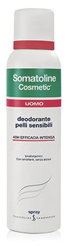 Somatoline Cosmetic - Desodorante para hombre con pieles sensibles, en spray de larga duración, 150 ml