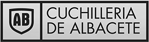 Sonpó Online - Modelo 6CCHM - Pack de 6 cuchillos chuleteros de mesa - Mango de madera comprimida y hoja de acero inoxidable.