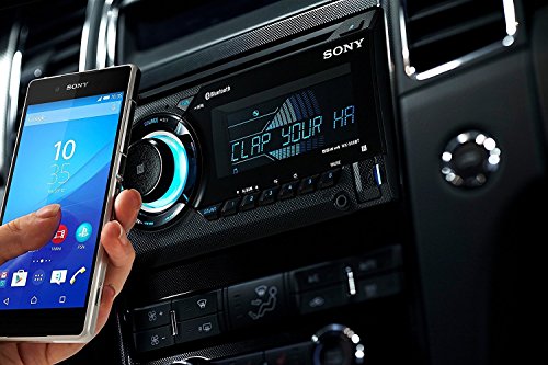 Sony WX900BT.EUR - Reproductor de CD/MP3 para Coche (tamaño 2DIN, USB, Bluetooth, 55 W) Negro