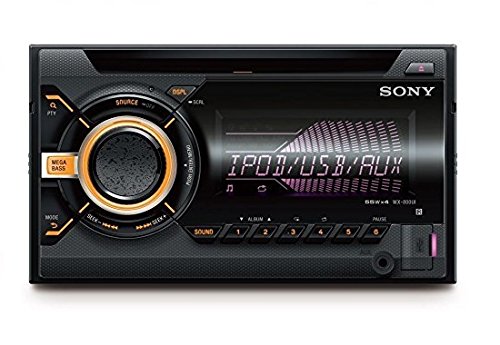 Sony WX900BT.EUR - Reproductor de CD/MP3 para Coche (tamaño 2DIN, USB, Bluetooth, 55 W) Negro
