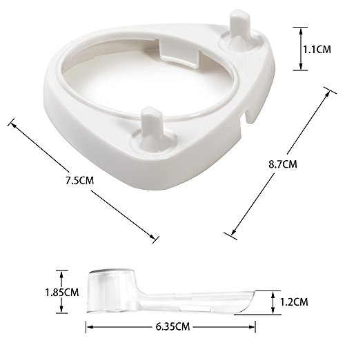 Soporte eléctrico para cepillo de dientes con 4 cabezales de cepillo de dientes a prueba de polvo para la serie Oral-B
