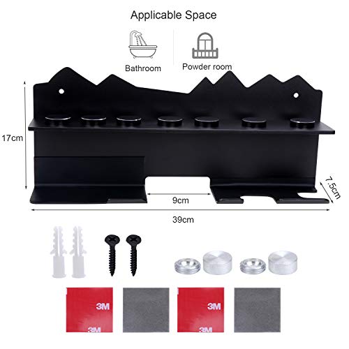 Soporte KEESIN para secador de pelo con tenaza para rizos Dyson Airwrap Styler y 7 accesorios de rizos