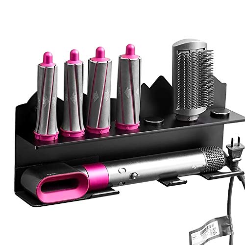 Soporte KEESIN para secador de pelo con tenaza para rizos Dyson Airwrap Styler y 7 accesorios de rizos