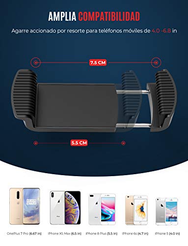 Soporte Móvil Coche para Ranura de CD de Coche,Mpow CD Slot Car Mount con Sostenedor 360 ° Rotación para iPhone 7/7Plus/6 /6 Plus /6S/SE, iPod Touch, Nexus 4/5, HTC, Sansum, Huawei, Motorola, Sony y Dispositivos GPS