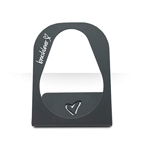 Soporte para cepillos de limpieza cara de Clarisonic: El brushlover es un soporte cara del cepillo de acero inoxidable para Mia, Mia 2 Aria de Clarisonic. Su cepillo de limpieza lo amará!