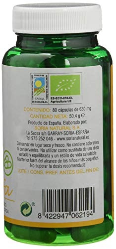 Soria Natural Verde de Alcachofa - 80 Capsulas