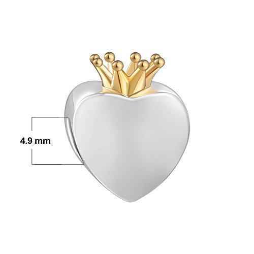 SOUFEEL Abalorio Charm Pulsera de Foto Personalizado Plata de Ley Navidad Cumpleaño y Aniversario para Madre Mujer Niña