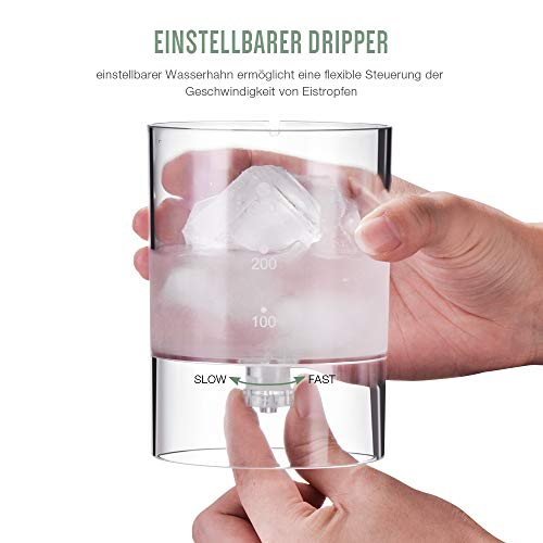 Soulhand Máquina de Café frío,Cafetera de Estilo holandés con Velocidad de Goteo Ajustable para Café Frío, una Nueva Forma de Café