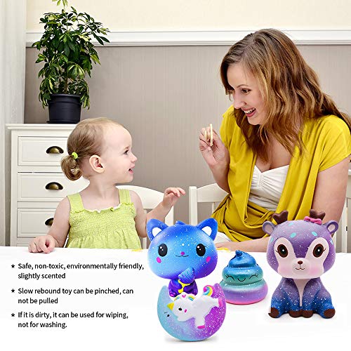 SPECOOL Antiestres Squishy Kawaii Squishy Juguete Slow Rising Squeeze Perfumada Suave Antiestrés Regalo para Niños Adultos