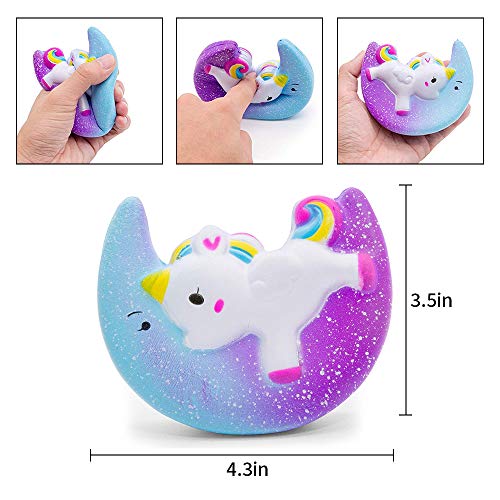 SPECOOL Antiestres Squishy Kawaii Squishy Juguete Slow Rising Squeeze Perfumada Suave Antiestrés Regalo para Niños Adultos