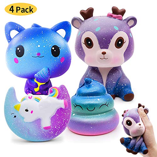 SPECOOL Antiestres Squishy Kawaii Squishy Juguete Slow Rising Squeeze Perfumada Suave Antiestrés Regalo para Niños Adultos