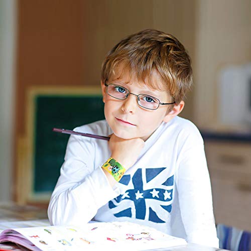 SPECOOL Pulsera Bofetada Pulseras de Juguete 55Pcs Slap Pulsera, Slap Bracelets, Banda de Pulsera, Fiesta Cumpleaños de Infantil Rellenos de Bolsa de Fiesta para niños niñas