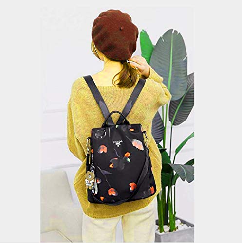 SPEEDEVE Mochila para Mujer (Rojo-Mariposa)