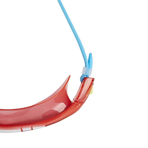 Speedo Biofuse Rift Gafas de Natación, Unisex niños, Rojo Lava/Azul japón/Humo, Talla Única