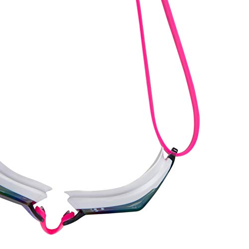 Speedo Fastskin Speedsocket 2 Mirror AU Gafas de natación, Unisex Adulto, Rosa/Azul, Talla única